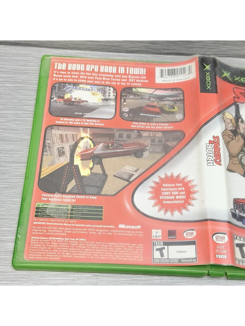 Starsky & Hutch (Microsoft Xbox, 2003) Complete CIB